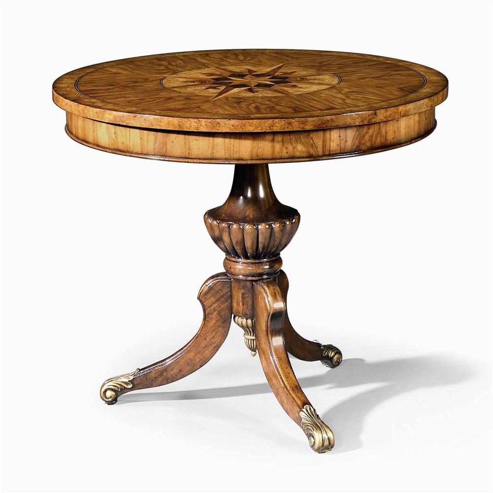 Century Monarch Fine Furniture Round Explorer’s Lamp Table Find Your